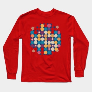 contemporary dot pattern Long Sleeve T-Shirt